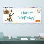 Gordy, goanna-jongleur spandoek (Beurs)