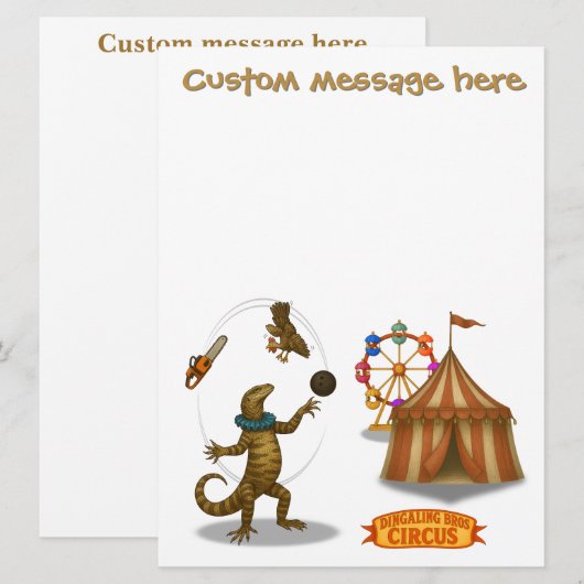 Gordy, goanna juggler (Voorkant / Achterkant)