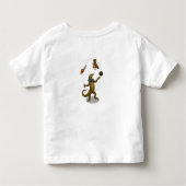 Gordy, goanna juggler kinder shirts (Achterkant)