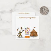 Gordy, goanna juggler notitiekaartje (Voorkant / Achterkant in situ)