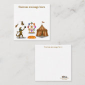 Gordy, goanna juggler notitiekaartje (Voorkant / Achterkant)