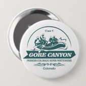 Gore Canyon (rafting 2) Ronde Button 4,0 Cm (Voorkant /achterkant)
