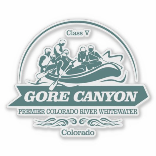 Gore Canyon (rafting 2) Sticker (Voorkant)