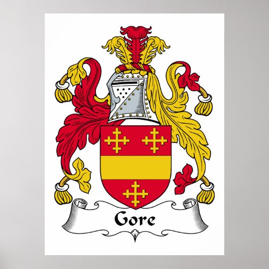 Gore Family Crest Poster (Voorkant)