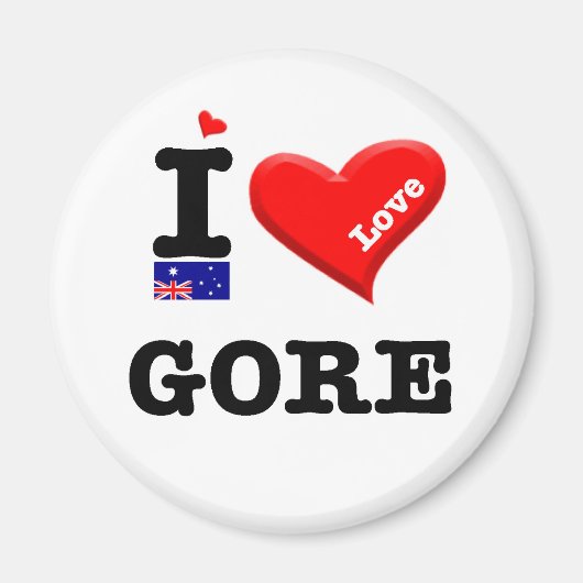 GORE - I Love Magneet (Voorkant)