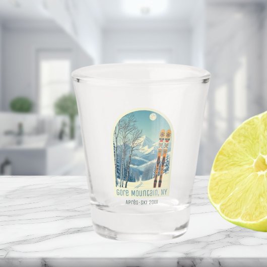 Gore Mountain New York NY après skischoten glas