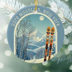 Gore Mountain New York skivakantie souvenir Keramisch Ornament