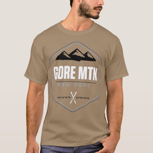 Gore Mountain NY Ski T-shirt (Voorkant)