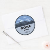 Gore Mountain Range Colorado Camping Ronde Sticker (Envelop)