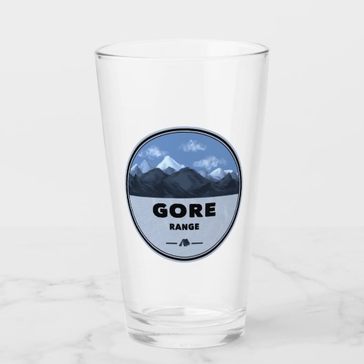 Gore Mountain Range Colorado Kamperen Glas (Voorkant)