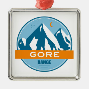 Gore Mountain Range Colorado Metalen Ornament