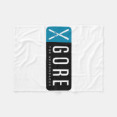 Gore Mountain Ski Fleece Deken (Voorkant (Horizontaal))