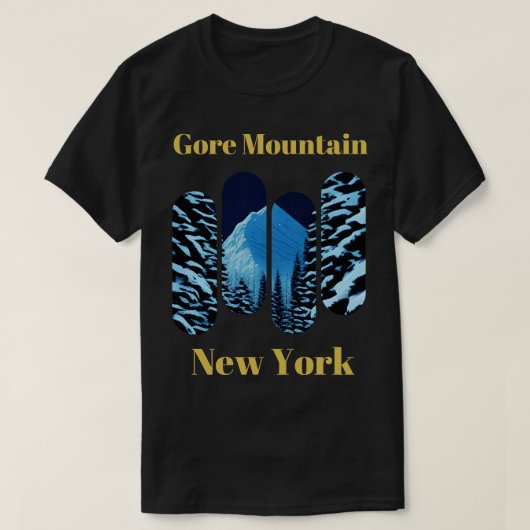 Gore Mountain ski New York 7 T-shirt (Design voorkant)
