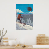 Gore Mountain Ski Resort Reisposter Poster (Keuken)