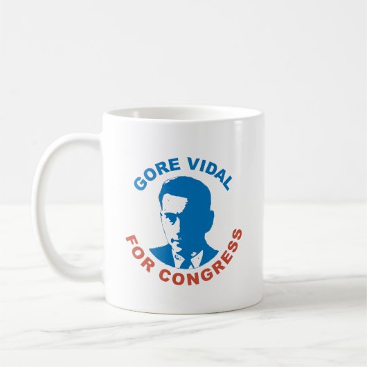 GORE VIDAL VOOR CONGRESS KOFFIEMOK (Links)