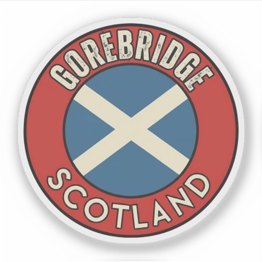 Gorebridge, Schotland Sticker (Voorkant)