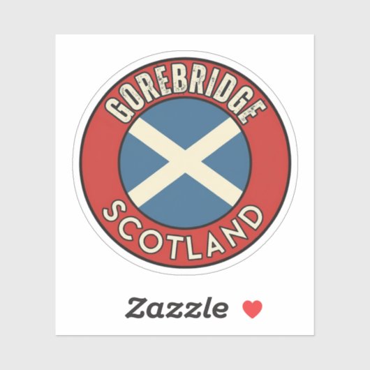 Gorebridge, Scotland Sticker (Vel)