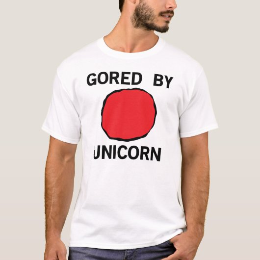Gored door Unicorn T-shirt (Voorkant)