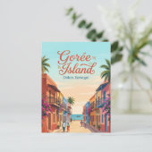 Gorée-eiland Senegal Briefkaart (Staand voorkant)