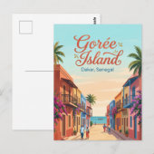 Gorée-eiland Senegal Briefkaart (Voorkant / Achterkant)