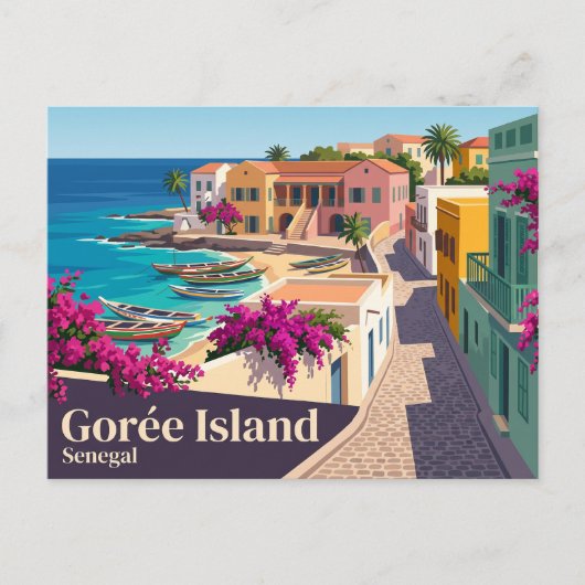 Gorée-eiland Senegal Briefkaart (Voorkant)