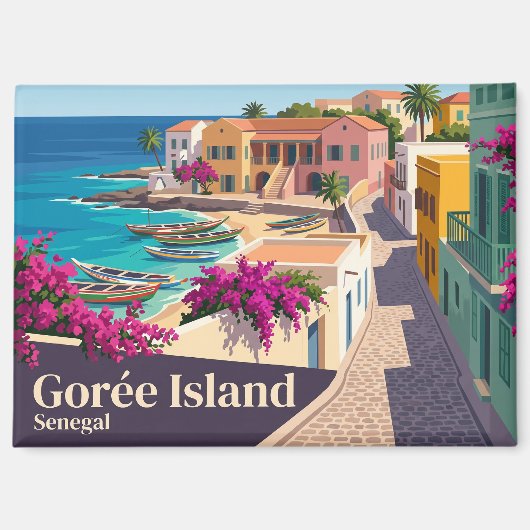 Gorée-eiland Senegal Magneet (Voorkant)