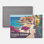 Gorée-eiland Senegal Magneet (Voorkant / Achterkant)
