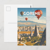 Goreme National Park Reizen Briefkaart (Voorkant / Achterkant)