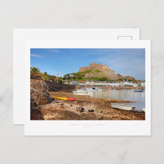 Gorey Castle, Jersey Briefkaart (Voorkant / Achterkant)