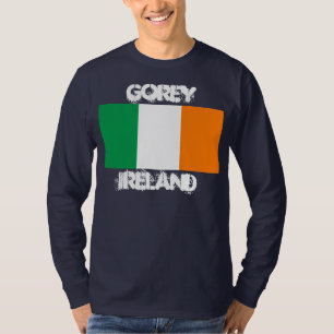 Gorey, Ierland met Ierse vlag T-shirt