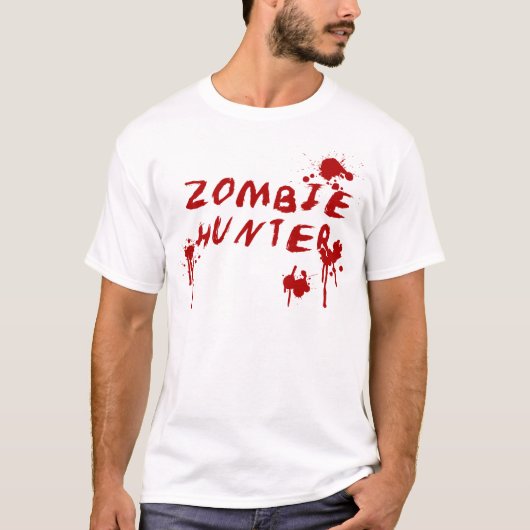 Gorey Zombie Hunter Tshirt - Walkende dode horror (Voorkant)