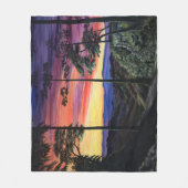 Gorge bij zonsondergang fleece deken (Voorkant)