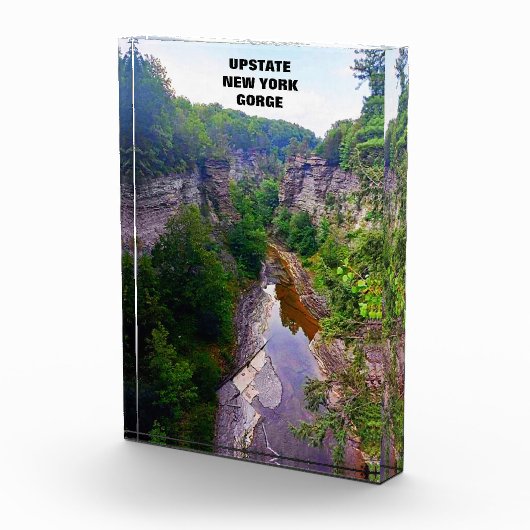 GORGE IN ITHACA NEW YORK FOTOBLOKKEN (Rechts)