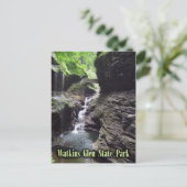 Gorge in Watkins Glen State Park, New York. Briefkaart (Staand voorkant)