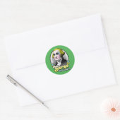 Gorge Washington T-shirt Ronde Sticker (Envelop)