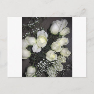 GORGEEUS BOUW VAN WITTE ROSSEN BRIEFKAART