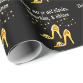 GORGEEUS GOLD 60E BIRTHDAY CADEAUPAPIER (Rol Hoek)