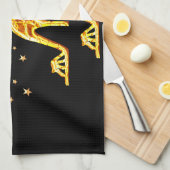 GORGEEUS GOLD 60E BIRTHDAY THEEDOEK (Quarter Fold)