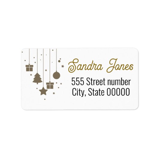 Gorgeous address labels  (Voorkant)