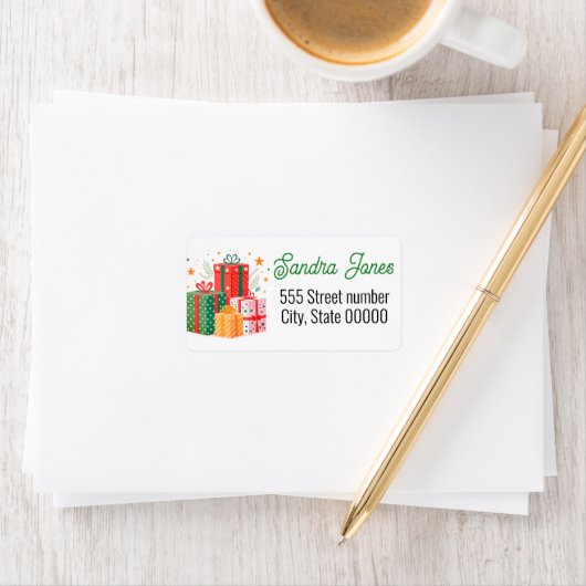 Gorgeous address labels holiday (Insitu)