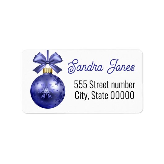 Gorgeous address labels holiday (Voorkant)