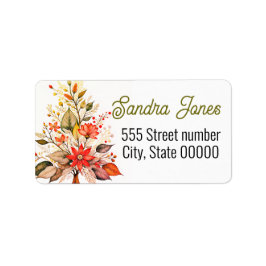 Gorgeous address labels holiday