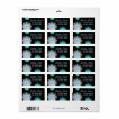 Gorgeous address labels snowflake (Full Sheet)