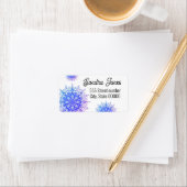Gorgeous address labels snowflake (Insitu)