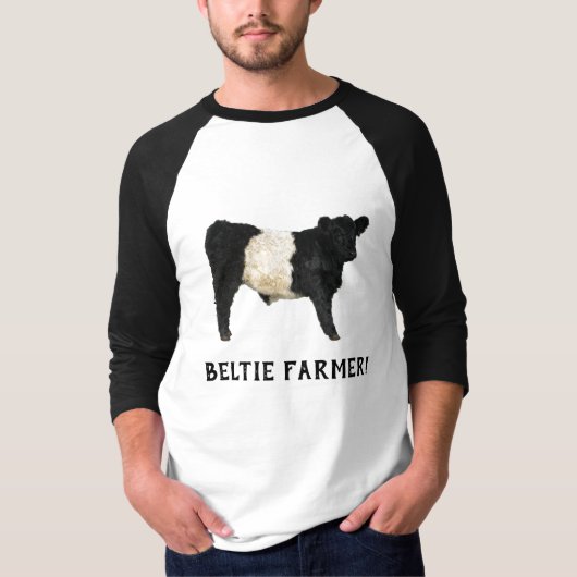 Gorgeous Belted Galloway Steer Cutout T-Shirt (Voorkant)
