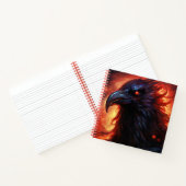 Gorgeous Black Raven Notitieboek (Binnen)