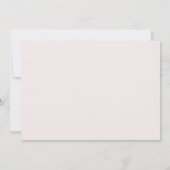 Gorgeous Blush Floral Wedding Digtial RSVP  Kaart (Achterkant)