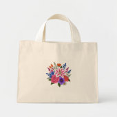 Gorgeous Bouquet Mini Tote Bag (Voorkant)