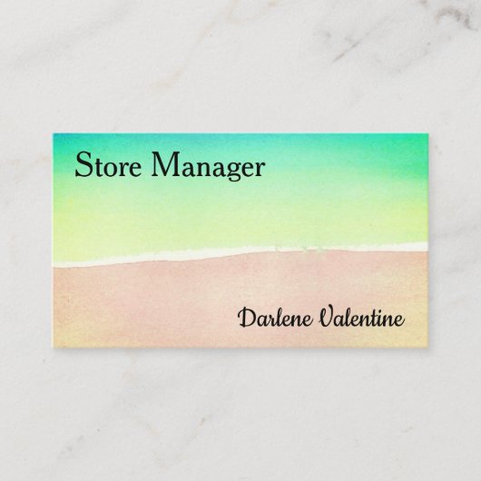 Gorgeous business cards visitekaartje (Voorkant)