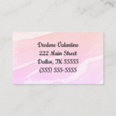 Gorgeous business cards visitekaartje (Achterkant)